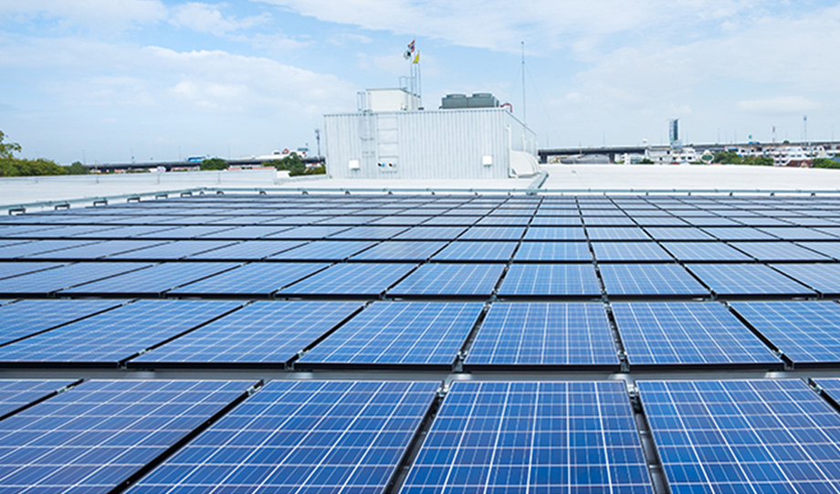 Renewable-energy power plant